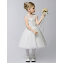 White Flower Grils Dresses