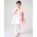 Beautiful Ball Gown Short Pink First Communion Dresses with Jackets