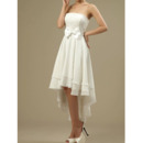 Short Chiffon Wedding Dresses