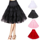 Women's Candy Color Organza Knee Length Wedding Petticoats/ Skirts