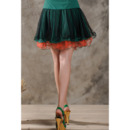 Sexy Rainbow Multi-Colored Organza Mini Skirts/ Wedding Petticoats