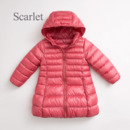 Inexpensive Girls Kids Winter Hooded Long Down Coat/ Jacket/ Snowsuit