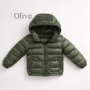 Fashion Boys Kids Winter Hooded Solid Down Coats/ Jackets/ Snowsuits