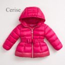 Discount Girls Kids Winter Long Solid Down Coats/ Jackets/ Snowsuits