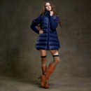 Women's Fashion Winter Slim Solid Long Layered Sleeves Down Coat Parka