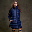 Women's Fashion Winter Slim Solid Long Layered Sleeves Down Coat Parka