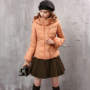 Women's Fashion Winter Slim Solid Hooded Long Sleeves Down Coat Parka