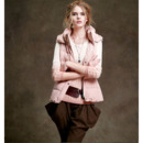 Women's Fashion Winter Fit Pink Hooded Sleeveless Down Vests Coats