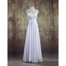 Discount Sweetheart Empire Floor Length Chiffon Wedding Dresses