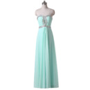 Custom Sweetheart Floor Length Chiffon Evening/ Prom/ Formal Dresses