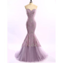 Discount Mermaid/ Trumpet Sweetheart Long Lace Evening Dresses