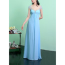 Empire Sweetheart Cap Sleeves Chiffon Evening Dresses