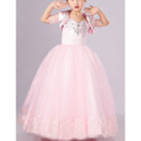 Ball Gown Floor Length Flower Girl Dresses with Jackets