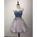Affordable Sweetheart Short Taffeta Organza Homecoming Dresses