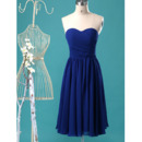 Discount Sweetheart Knee Length Chiffon Bridesmaid/ Homecoming Dresses