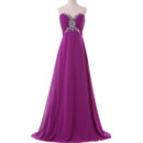 New Sweetheart Empire Floor Length Chiffon Evening/ Prom Dresses