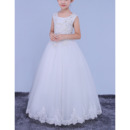 Ball Gown Floor Length Organza Flower Girl Dresses