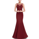 Discount Sheath Sleeveless Floor Length Satin Evening Dresses