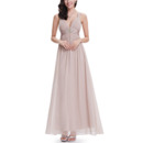Affordable Sweetheart Long Chiffon Evening Dresses with Straps