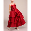 Red Flower Girl Dresses