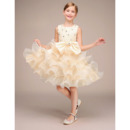 Affordable Short Ruffle Skirt Flower Girl / Little Girl Party Dresses
