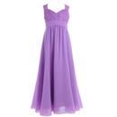 Sweetheart Floor Length Chiffon Flower Girl Dresses