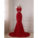 Custom Mermaid Floor Length Satin Evening/ Prom/ Formal Dresses