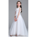 Inexpensive A-Line Ankle Length Flower Girl Dresses for Wedding