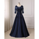 Discount Floor Length Prom/ Party/ Formal Dress with 3/4 Long Sleeves