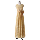 Custom Sleeveless Floor Length Lace Mother Dresses for Wedding
