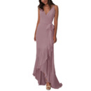 Custom V-Neck Spaghetti Straps High-Low Chiffon Bridesmaid Dresses