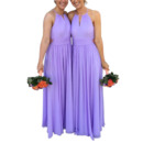 Elegant Halter Floor Length Chiffon Bridesmaid/ Evening Dresses