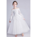 Long Flower Girl Dresses