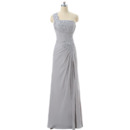 Discount A-Line One Shoulder Floor Length Chiffon Mother Dresses